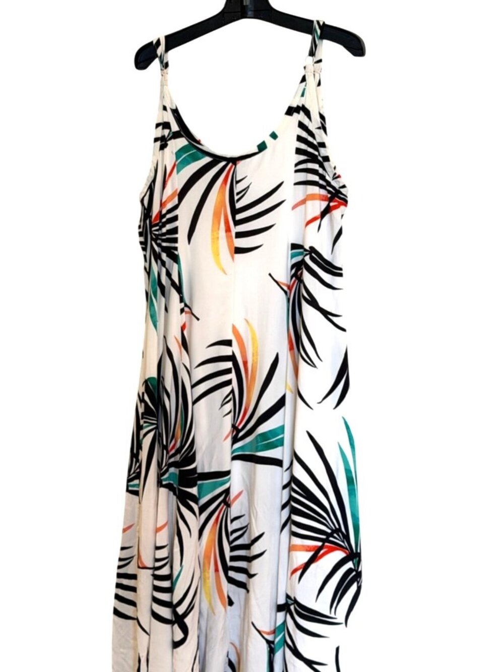 Torrid Women's Challis Trapeze Dress Tropical Print Dress Multi Size 1 (14/16) - Picture 5 of 9